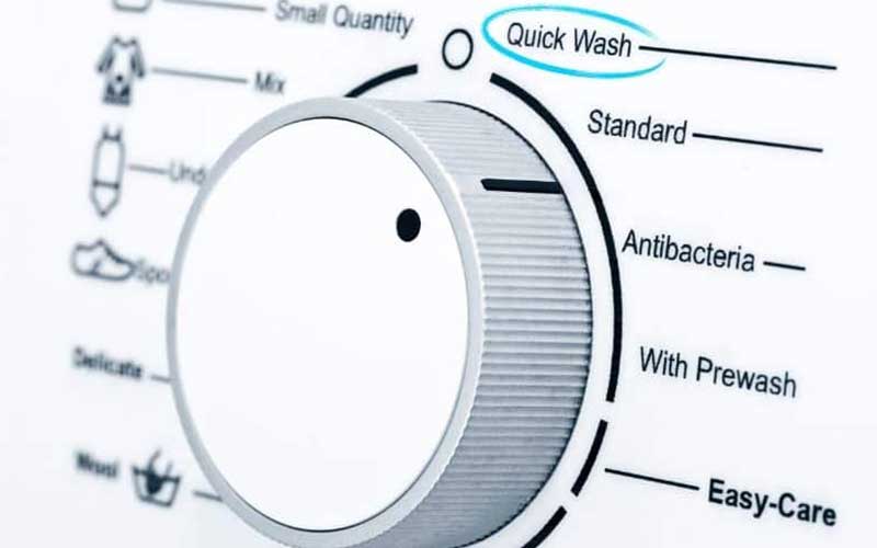 Quick wash در ماشین لباسشویی 